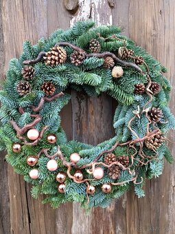 Adventný veniec, veniec na dvere - 6