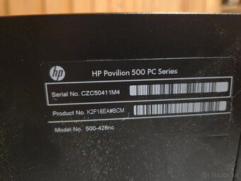 Predam kancelarsky PC HP Pavilion 500 s legalnym Windows 10 - 6