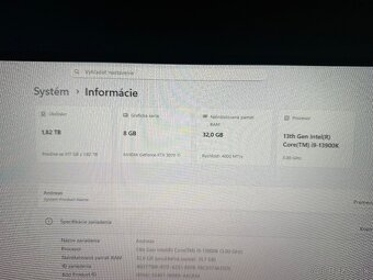 Predám výkonný herný PC setup - 6