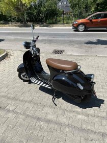 Elektrická retro motorka (scooter , kolobezka) - 6