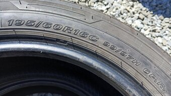 Predám jazdené letné pneumatiky NEXEN 195/60 R16 C 109/107H. - 6