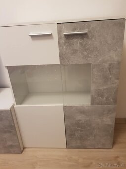 Obývacia stena so stolíkom a rozkladacím gaučom - 6
