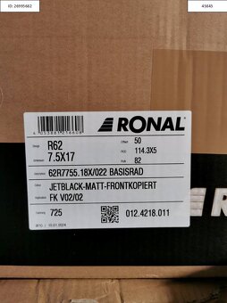 Nové Hyundai Tucson,I40,I30 7,5X17 ET50 Alu disky 5x114,3 12 - 6