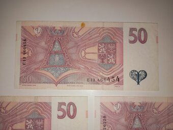 BANKOVKY 50 KČ 1997, SÉRIE E, PĚKNÉ STAVY - 6