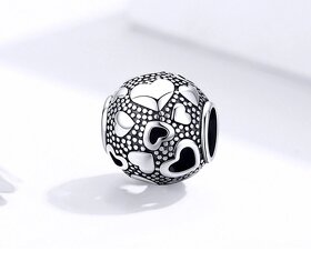 Strieborné korálky Charma - 6