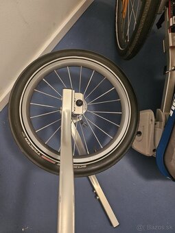 Thule Chariot CX1 vozík Blue + bike set - 6