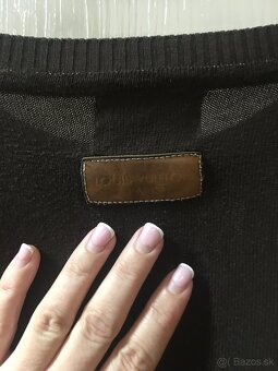 LOUIS VUITTON originál čokoládový damsky svetrik L - 6