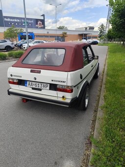 Golf mk1 cabrio 1986 1.8 70kw - 6