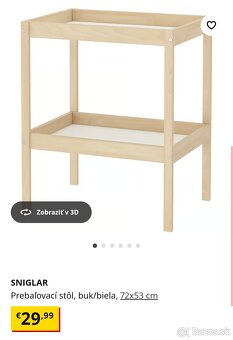 Prebaľovaci stol IKEA - 6
