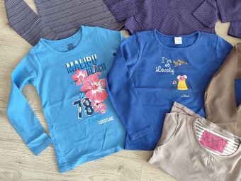 Balík tričiek s dlhým rukávom veľ. 122 - 6