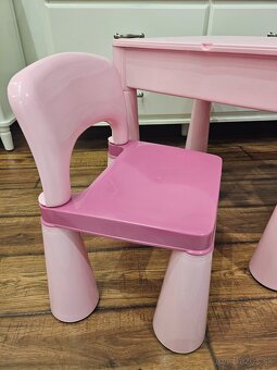 Detský stôl + 2 stoličky - 6