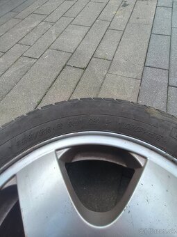 Hliníkové disky + pneu. na Škodu, 185/60 R14 - 6