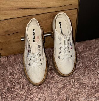Superga original stylove tenisky-platenky na platforme - 6