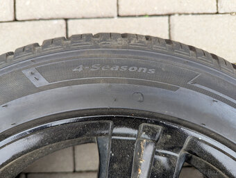 Predám celoročné pneumatiky Hankook 185/55R15 s diskami - 6