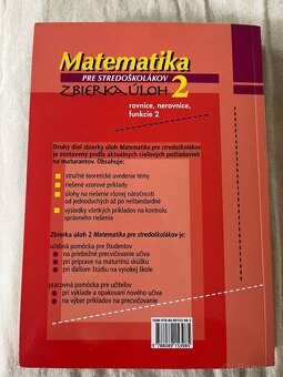 Učebnica a zbierky úloh z matematiky - 6