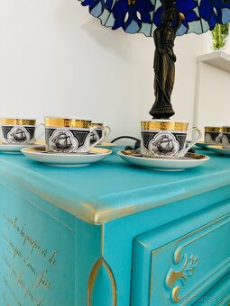 Bohemia Retro pnádherné šálky s plachetnicou ⛵️ - 6