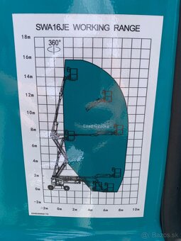 Kĺbová zdvíhacia plošina Sunward SWA16JE - 6