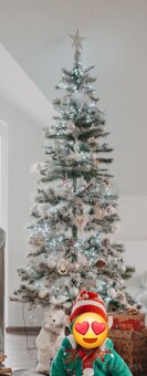 Zasnežený vianočný stromček 198cm - 6