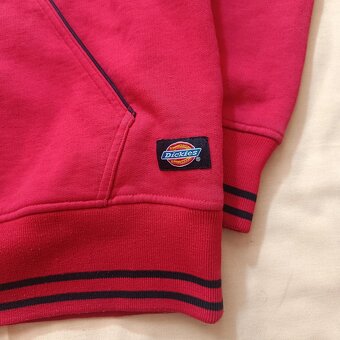 Dickies červená mikina s kapucňou s potlačou L - 6