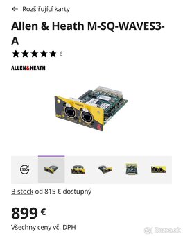 Allen&Heath SQ5 + case + waves karta + pluginy - 6