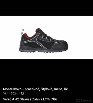 Veľkosť 42, MIX pracovná-bezpečnostná obuv - 6