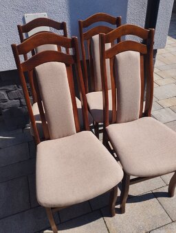 Jedalenske stoličky a rozkladaci stôl ceny v popise - 6