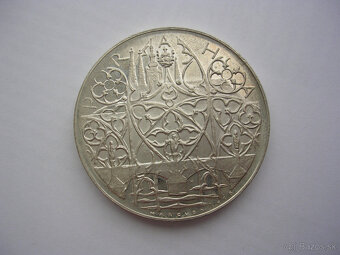 Ag medaila 10 dukát Karel IV. - návrh Jiří HARCUBA 1978 - 6