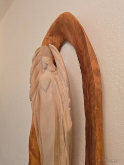 Drevená socha anjela - 6