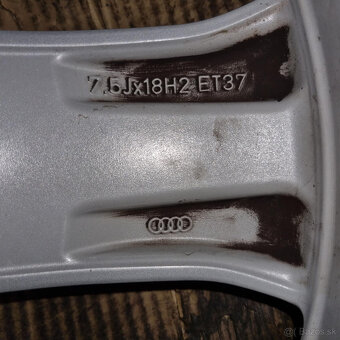 AUDI hliníkové disky 5x112 R18 7,5J ET37 - 6