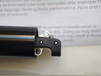 KIND SHOCK RAGE-i teleskopická sedlovka 31.6mm, 150mm, nová - 6