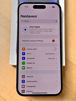 iPhone 14 Pro Deep Purple BATERIE 100% TOP - 6