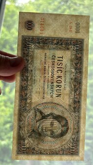 Bankovky ČSR 1945 Neperforované Unc - 6