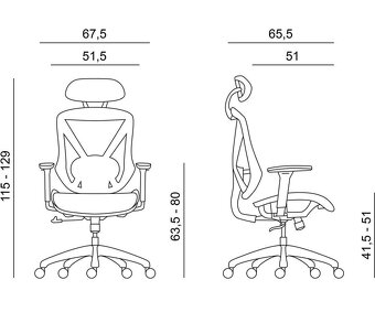 Kancelárska stolička a pracovný stôl - 6