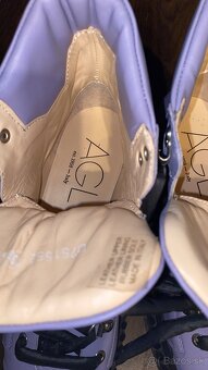 Zimné kožené topánky - veľkosť 38,5 - 6