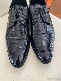Baldinini elegantné kožené oblekové topánky č.42 - 6