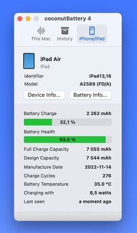 iPad Air 10.9" Wi-Fi 64GB Hviezdny biely (2022) - 6