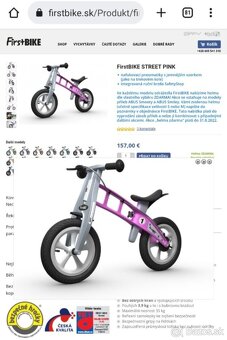 Odrazadlo Firstbike + kosik, adaptér a zvoncek - 6