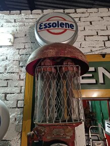 Starý benzínový stojan Esso 1932, původní, rare - 6