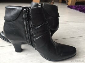 Damske kozene cizmy kotnikove/clenkove 100%stav - 6