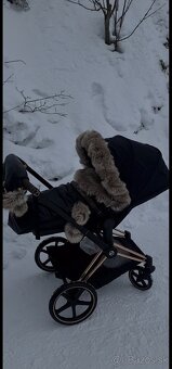 kozusinovy fusak + koxusinovym lem + rukavnik BibiBaby - 6