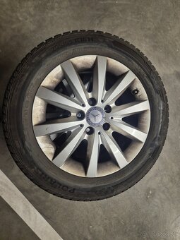 Originál Mercedes disky + zimné Barum 205/55 R16 – TOP stav - 6