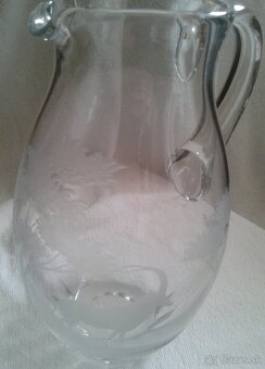 Džbán a karafa fľaša sklo, poľovník - 6