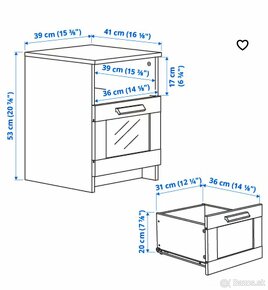 Stolik,polica,skrine IKEA - 6
