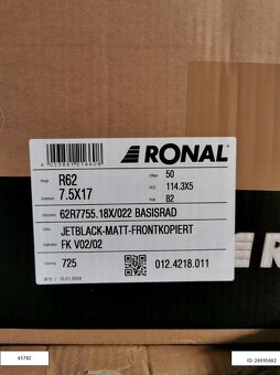 Nové Hyundai Tucson,I40,I30 7,5X17 ET50 Alu disky 5x114,3 12 - 6