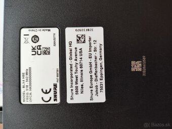 Shure BLX24E/PG58 Bezdrôtový set H8E: 518-542 MHz - 6