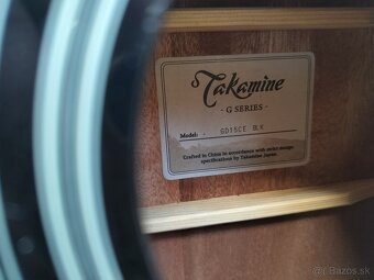 Elektroakustická kytara Takamine GD15CE Black - 6