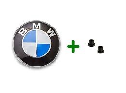 BMW ZNAK  / EMBLEM + GUMOVE STUPLE / ROZMER 82/78/74 MM - 6
