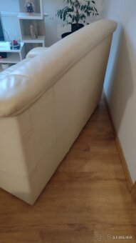 Kožené kreslo dvojmiestne,nerozkladacie - 6