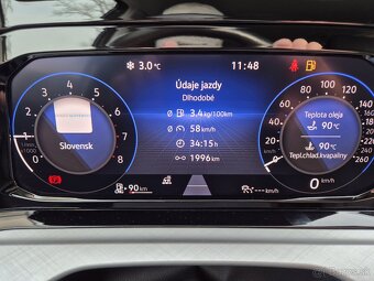 Volkswagen golf variant 1.5 TGI cng+benzin kupeny v SR - 6