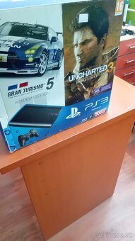 PS3 Super Slim 500 GB (NEFUNKČNÉ OVLADAČE) + HRY - 6
